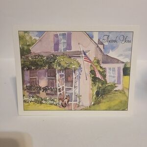 Vintage Cathy Chin | Midday Breeze Thank You Card